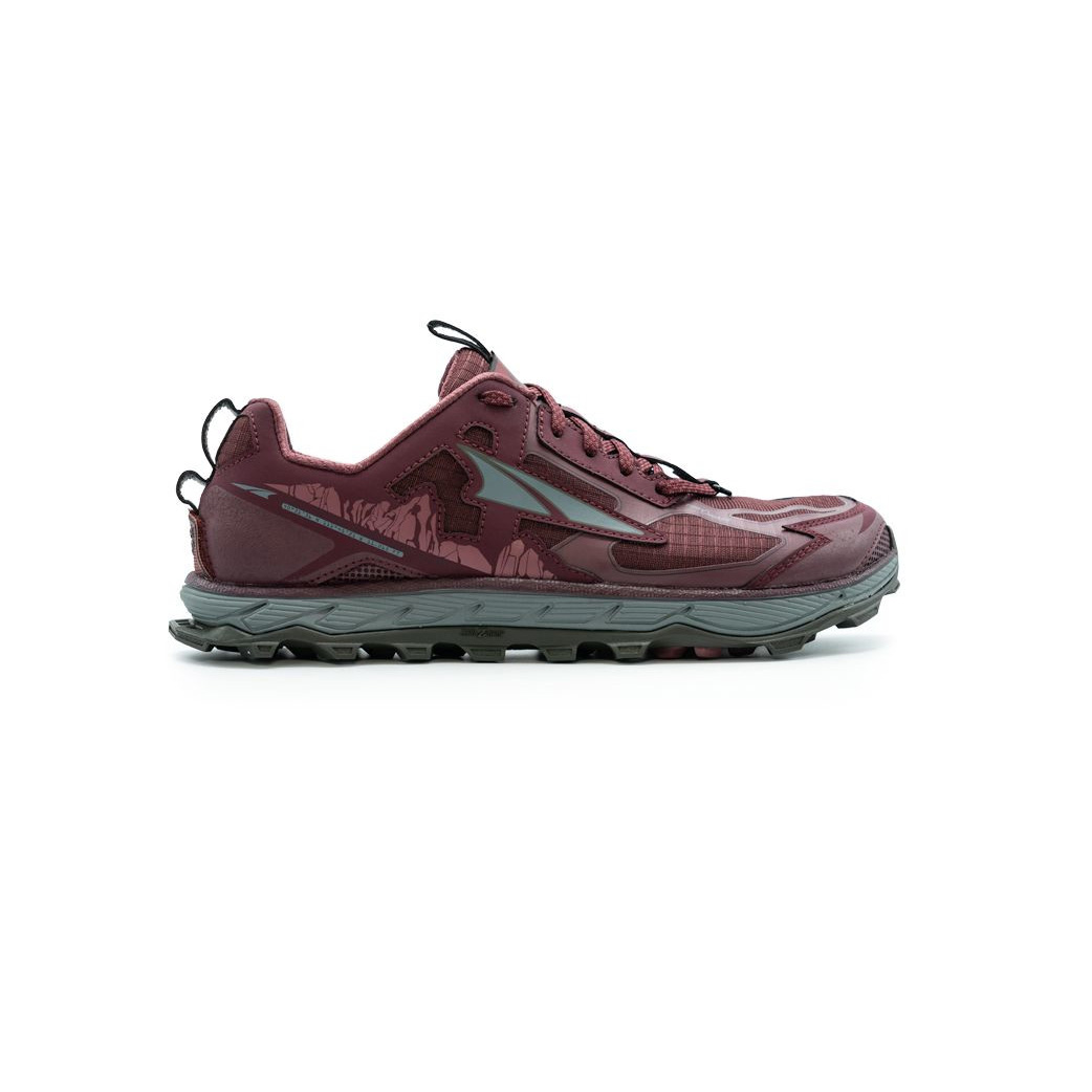 Altra Dam Lone Peak 4.5 Trailskor Vinröda 925067RPQ